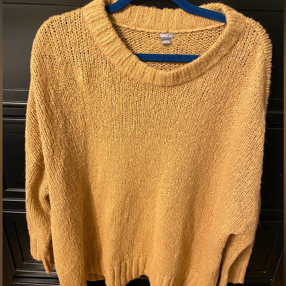 Aerie Oversized Crew Neck Sweater
